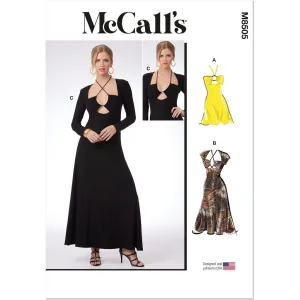 McCall's Pattern M8505 Misses' Knit Dresses