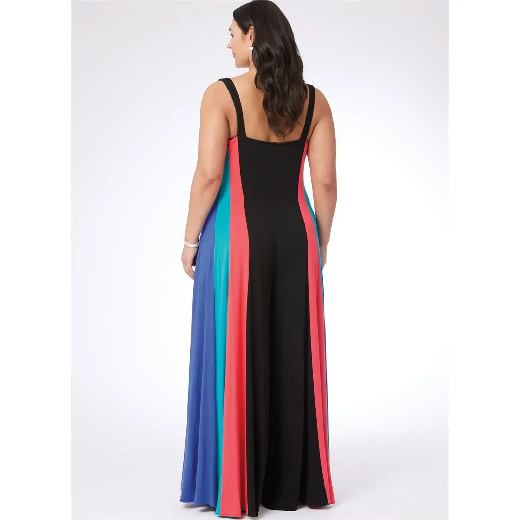 McCall's Pattern M8513 Women's Knit Jumpsuits and Dress