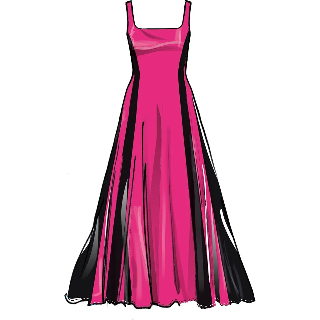 McCall's Pattern M8513 Women's Knit Jumpsuits and Dress