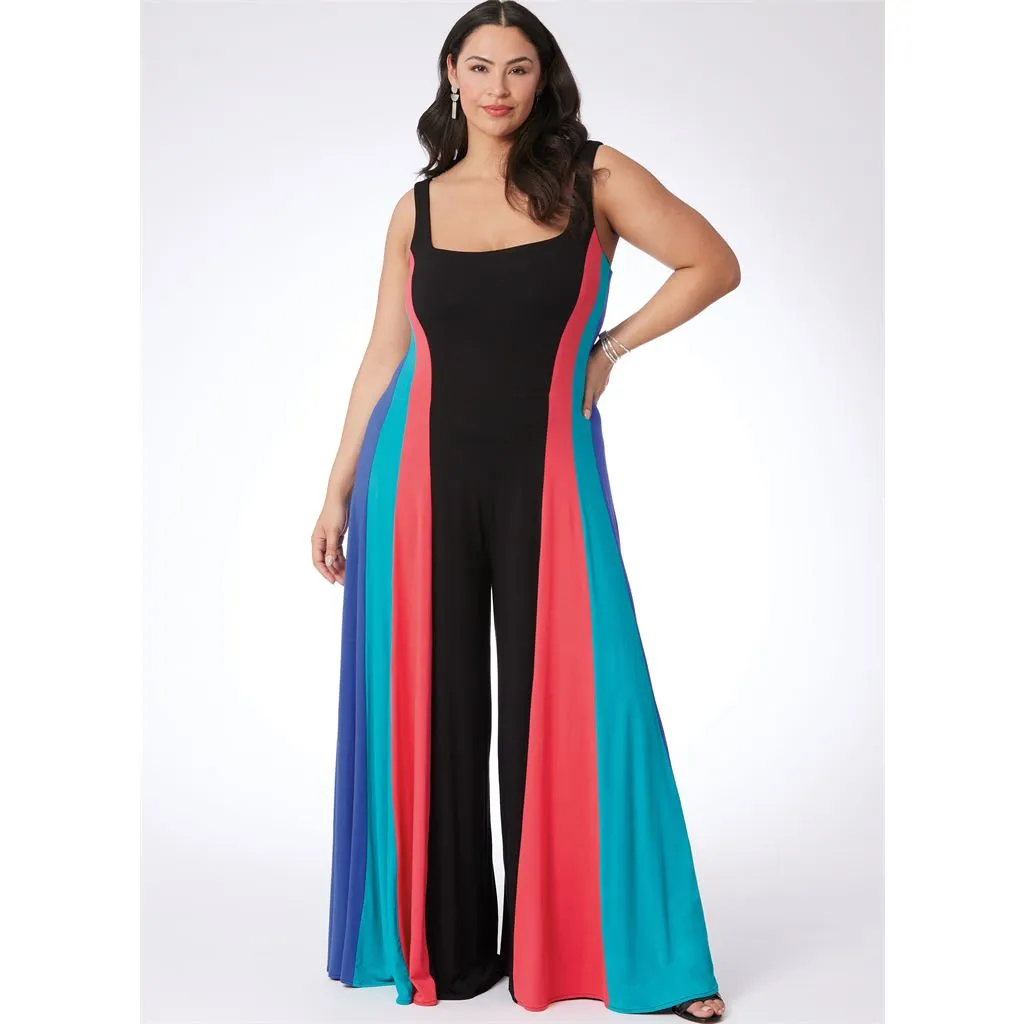 McCall's Pattern M8513 Women's Knit Jumpsuits and Dress