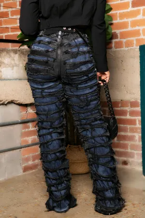 Melanie Bold Statement Distressed Jeans Melanie Bold Statement Distressed Jeans