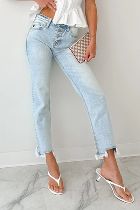 Melody High Rise Slim Straight KanCan Jeans (Acid) Melody High Rise Slim Straight KanCan Jeans (Acid)