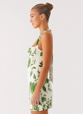Melora Mini Dress - Verdant Bloom Melora Mini Dress - Verdant Bloom