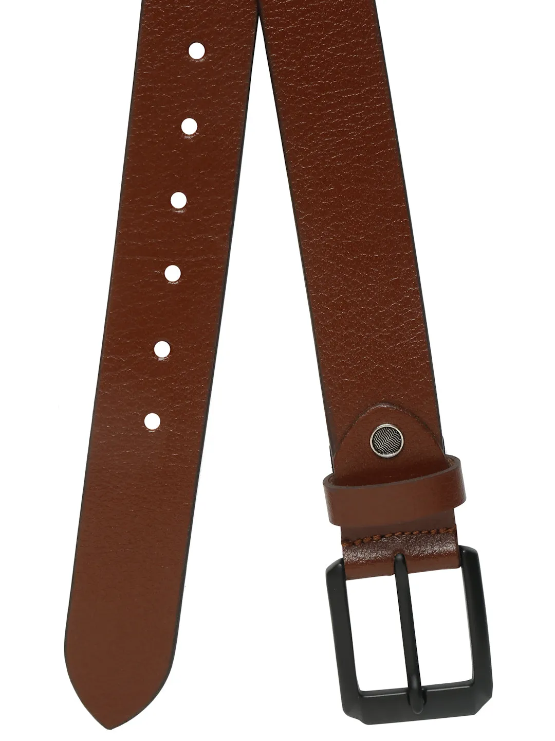 Men Vintage Brown Leather Casual belt