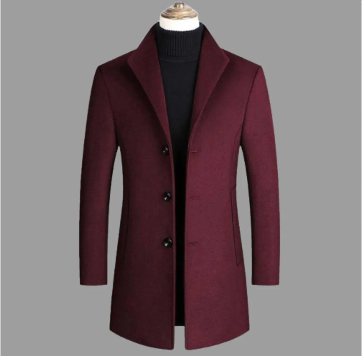 Men Wool Blends Coats