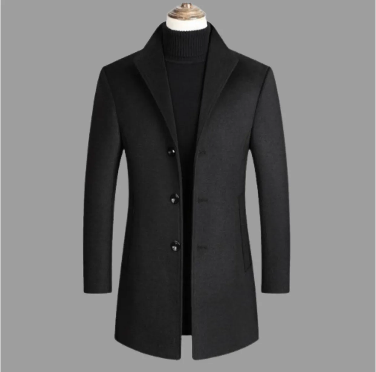 Men Wool Blends Coats