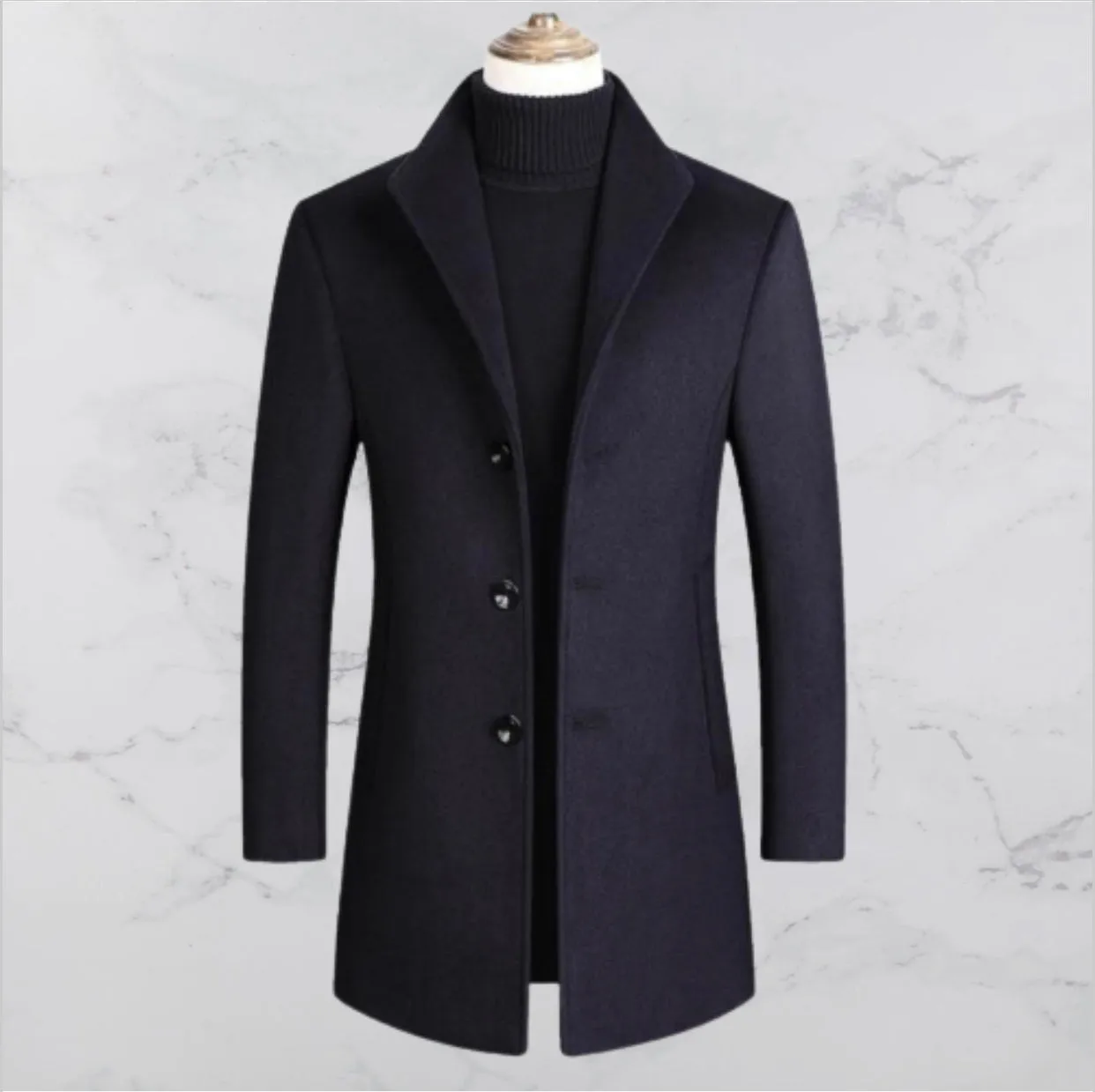 Men Wool Blends Coats
