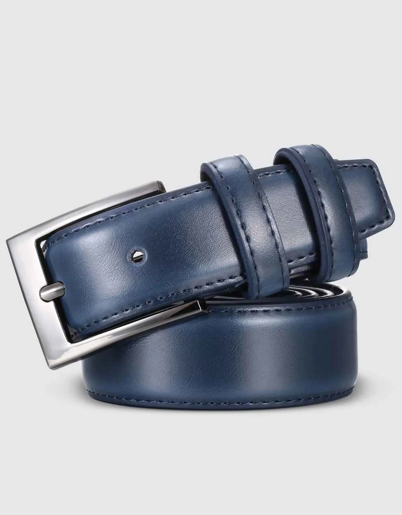Men's Dual Loop Leather Belt