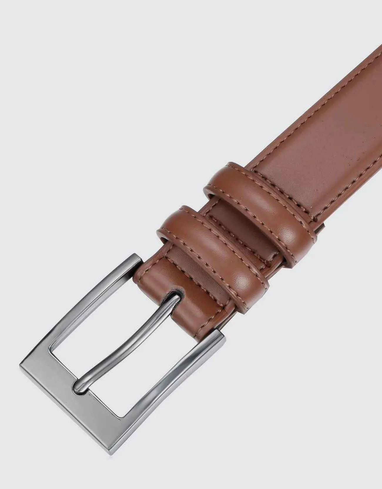 Men's Dual Loop Leather Belt