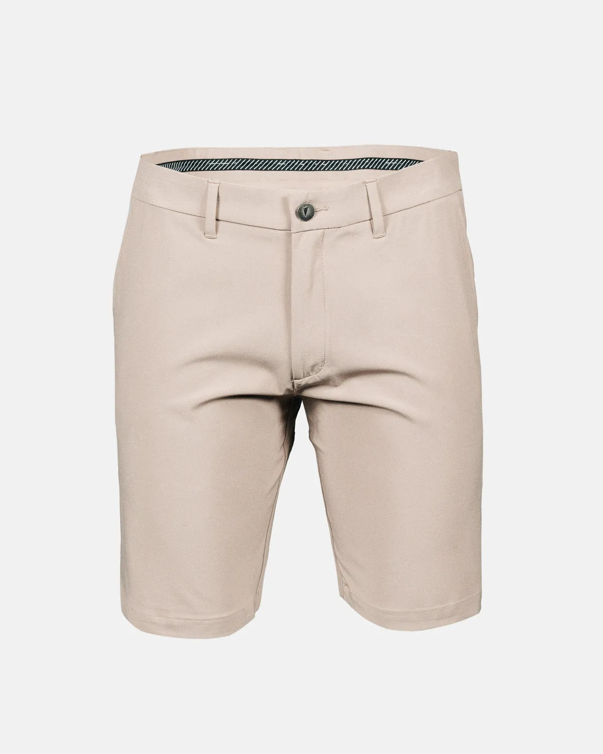 Men's Light Brown Golf Shorts