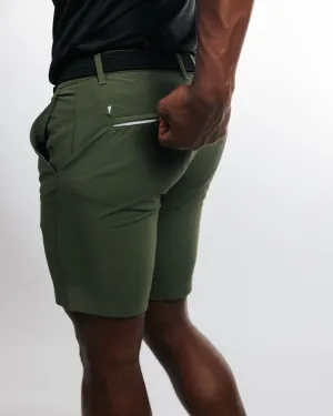 Men's Olive Golf Shorts Men's Olive Golf Shorts