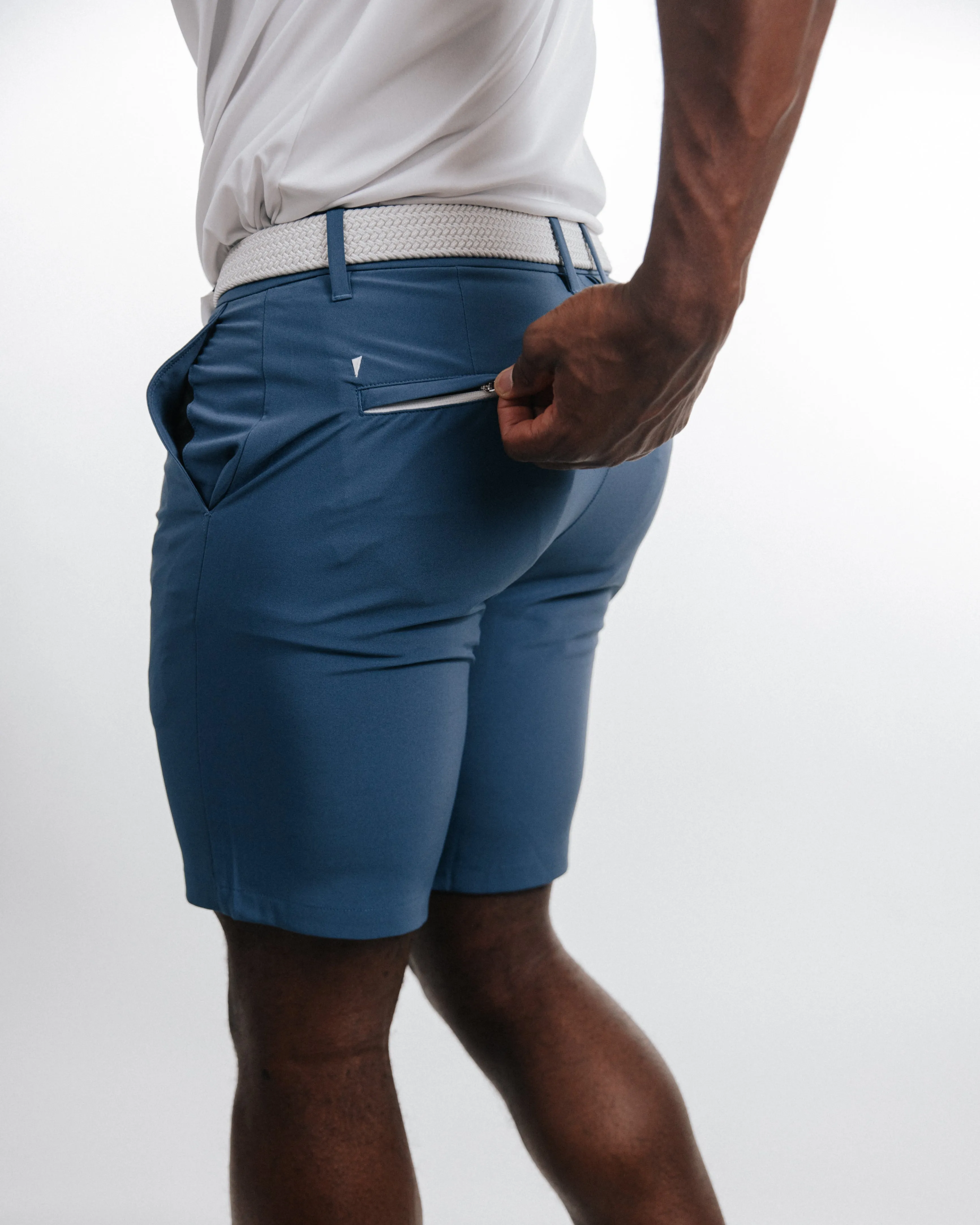 Men's Slate Blue Golf Shorts