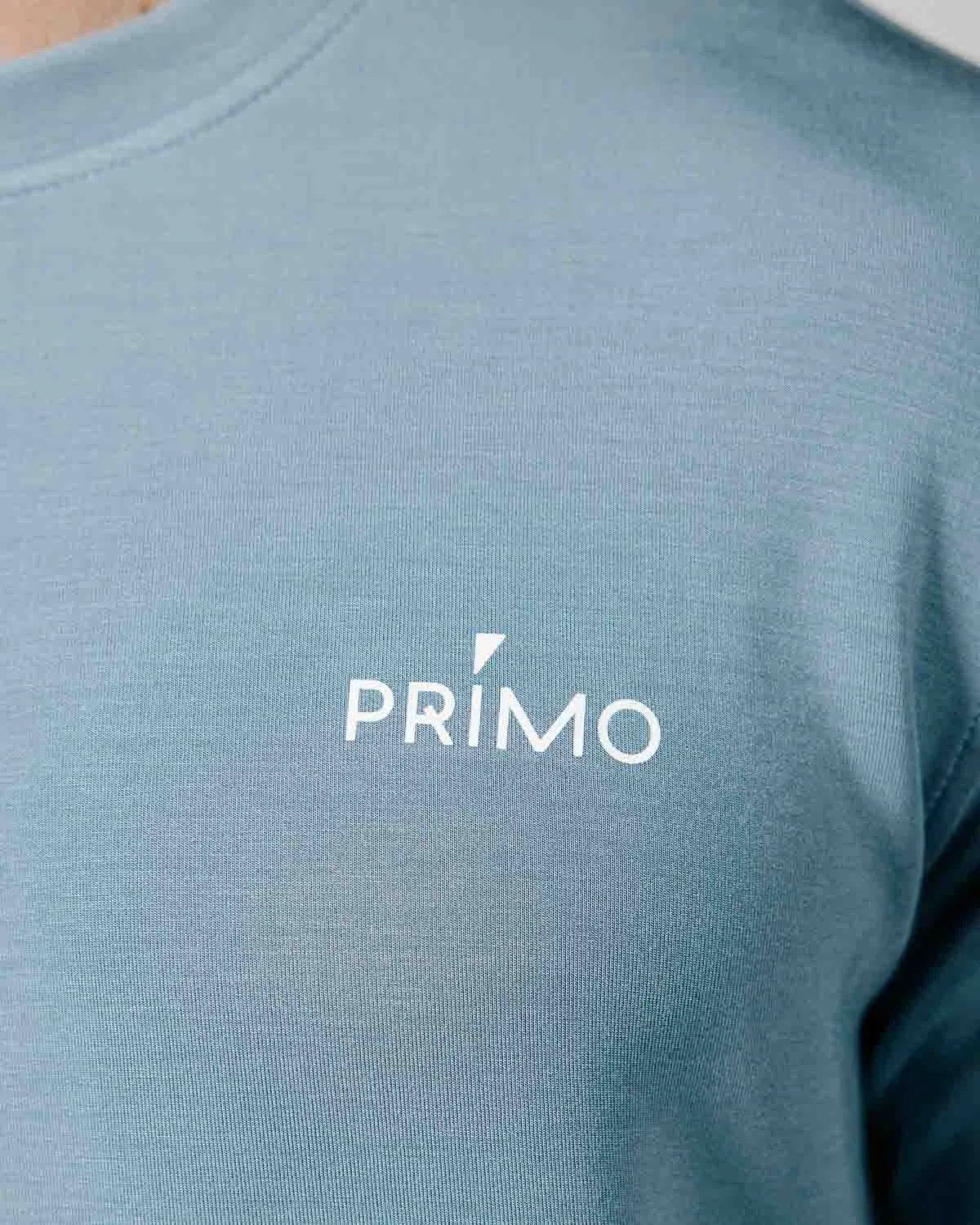 Men's Stone Blue Golf Crew Neck