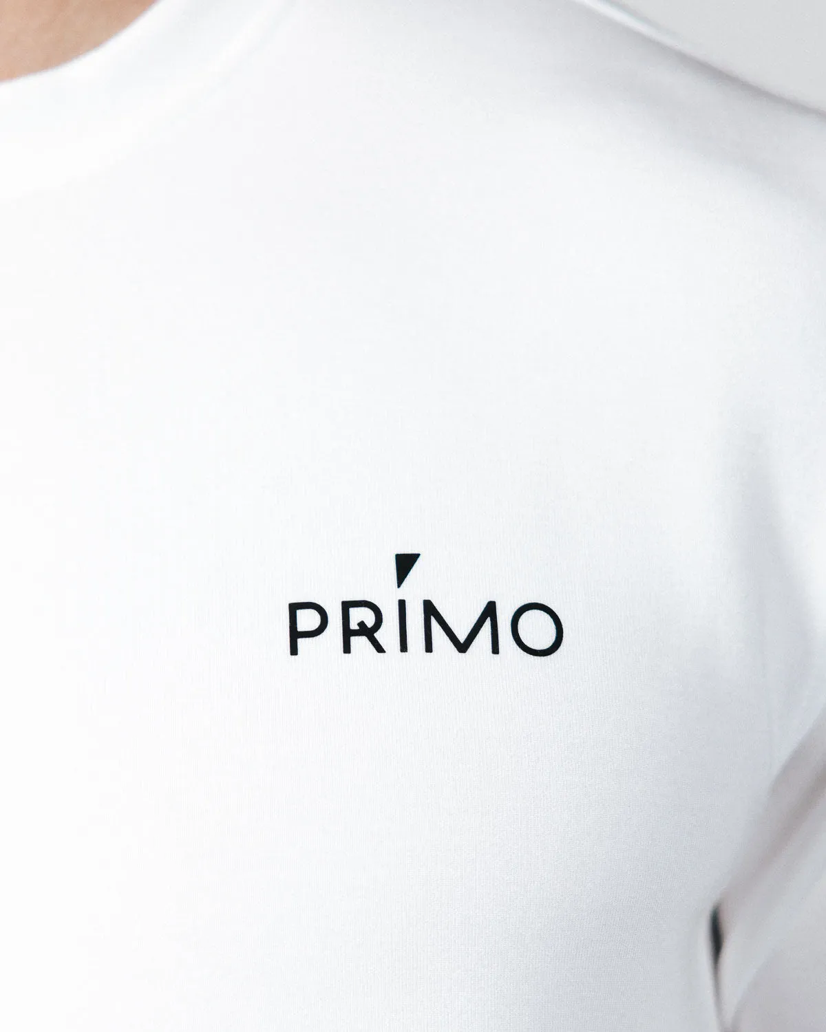 Men's White Golf Crew Neck