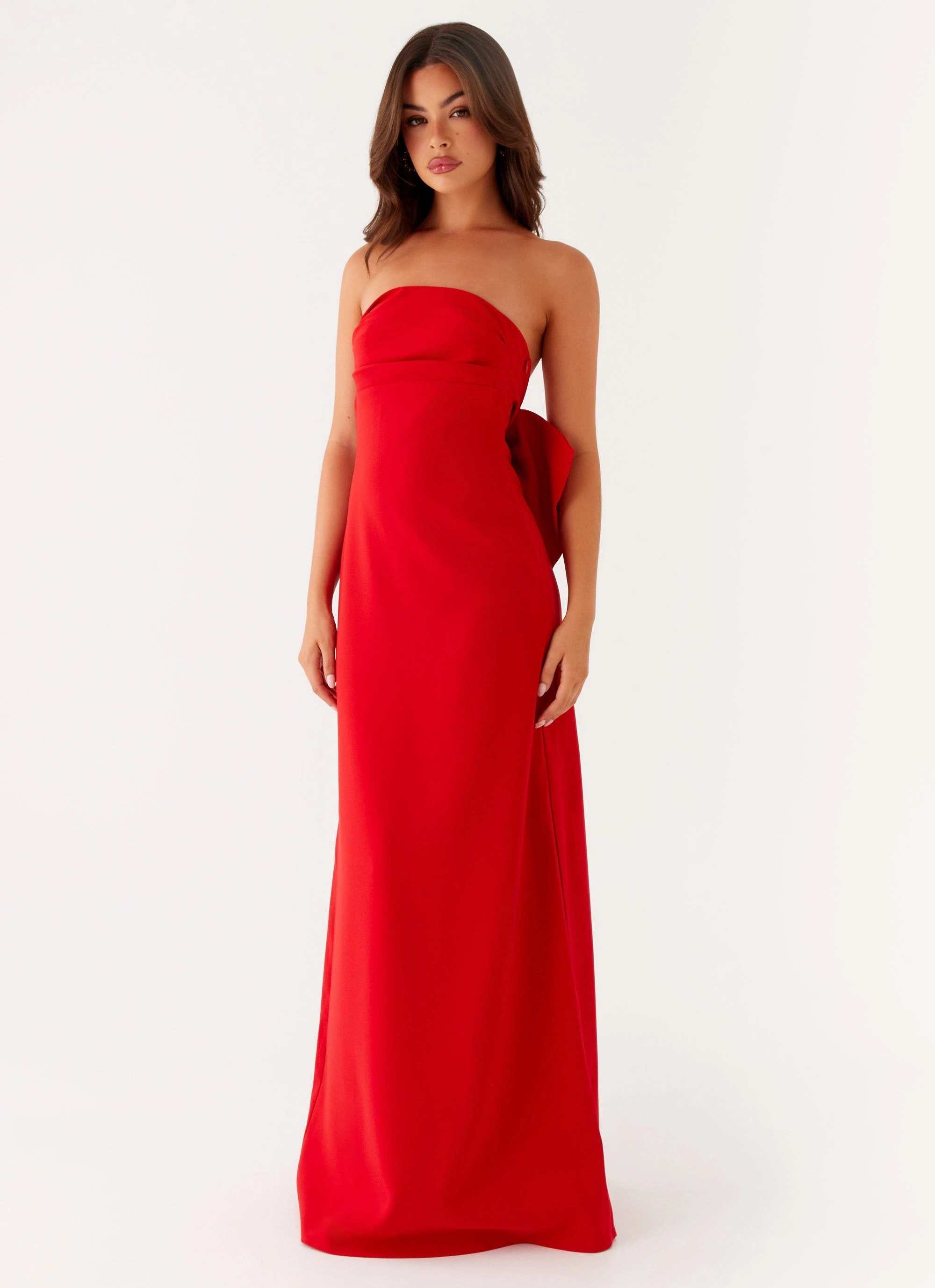 Meredith Maxi Dress - Red