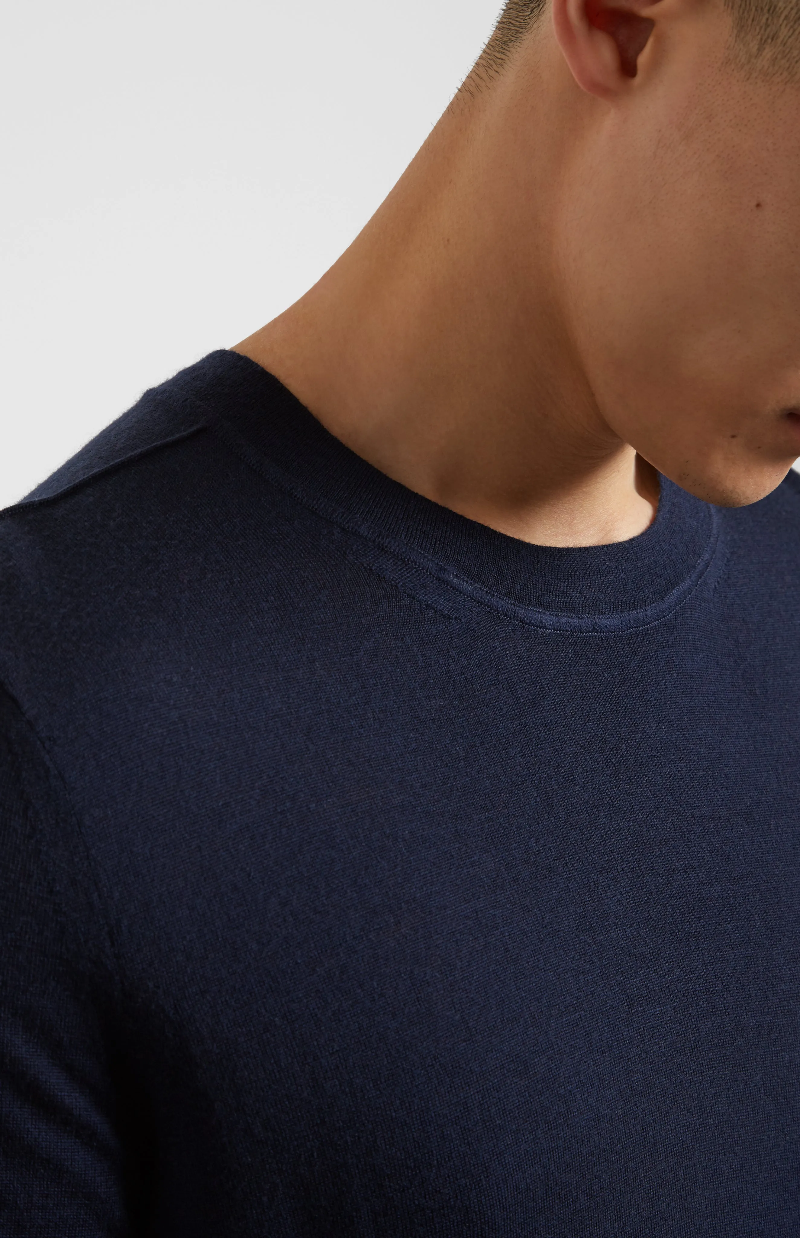Merino Jumper In Ink