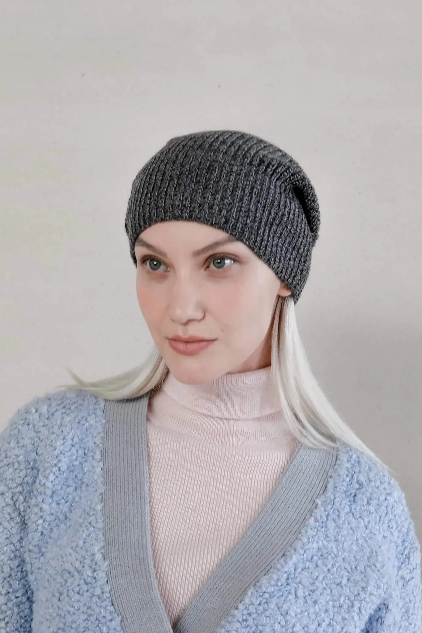 Merino Wool Knit Beanie