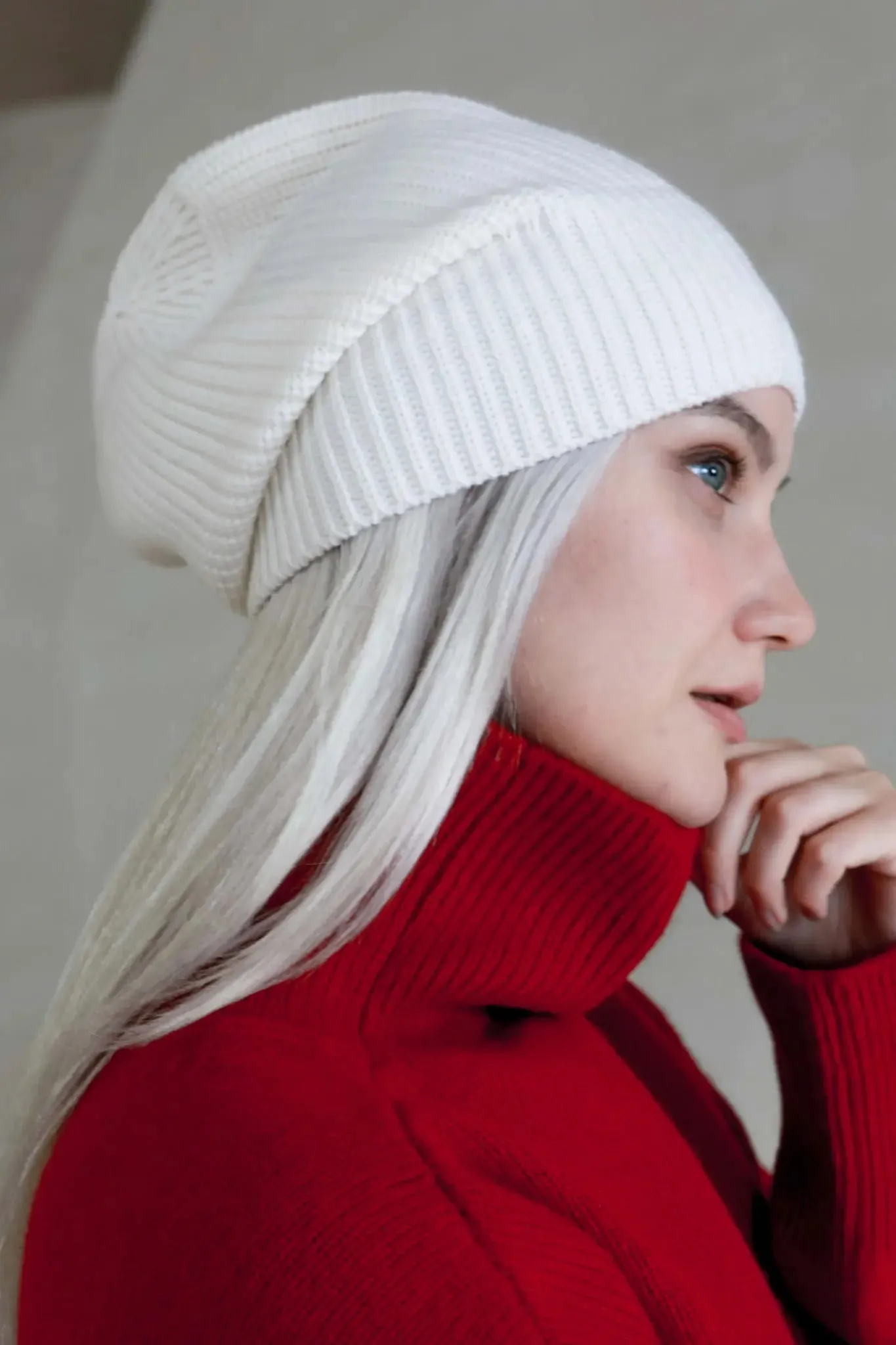 Merino Wool Knit Beanie
