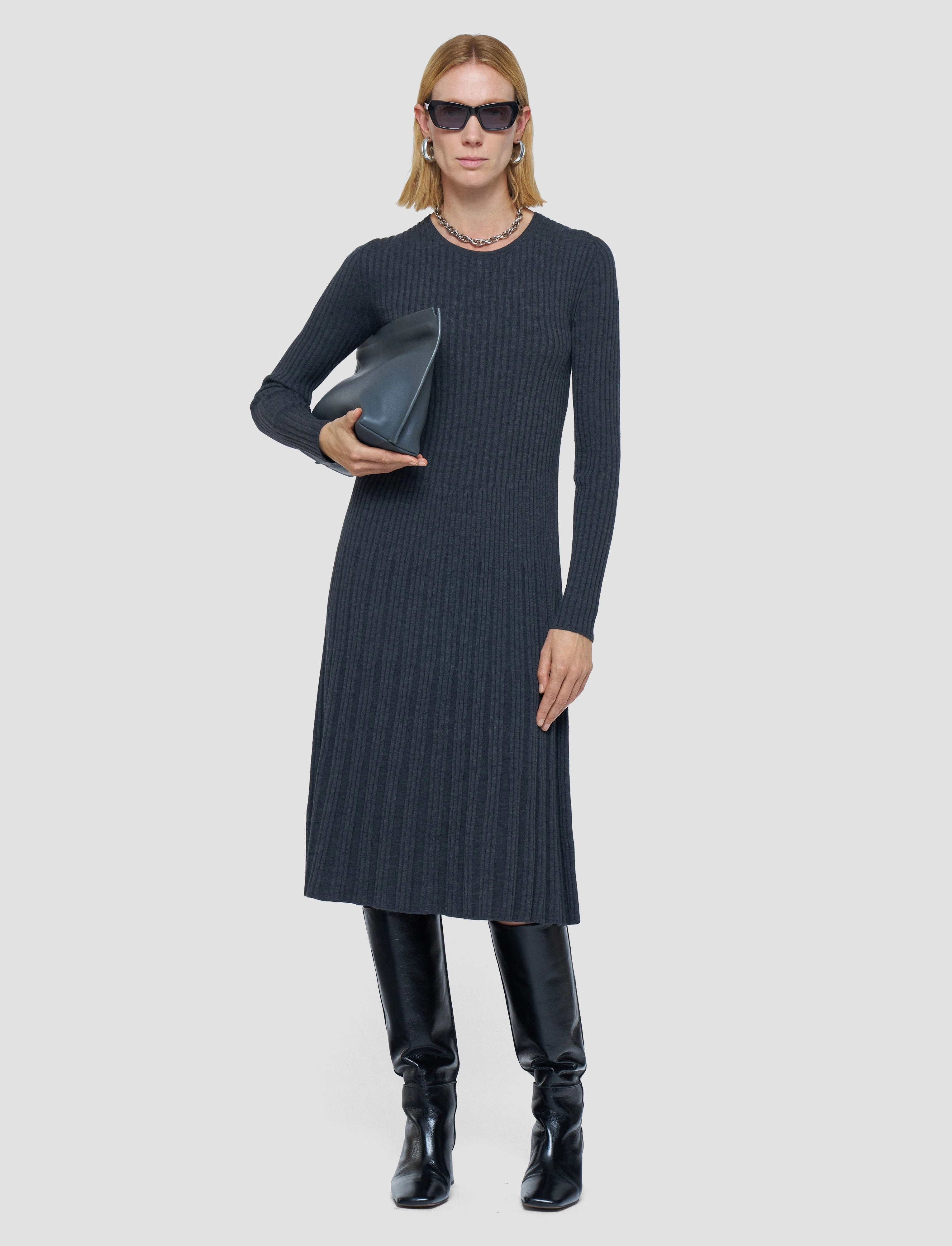 Merino Rib Knit Dress