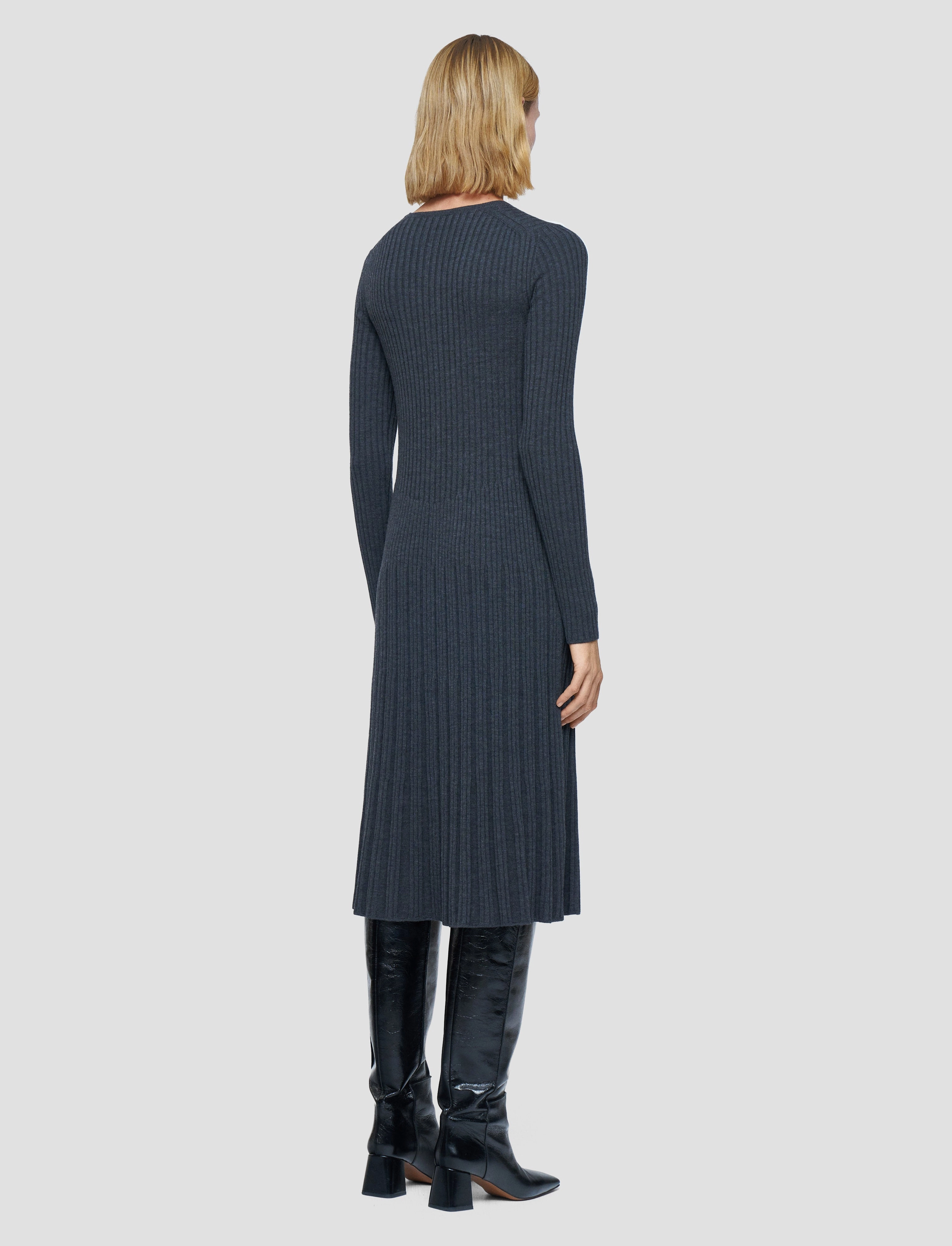 Merino Rib Knit Dress