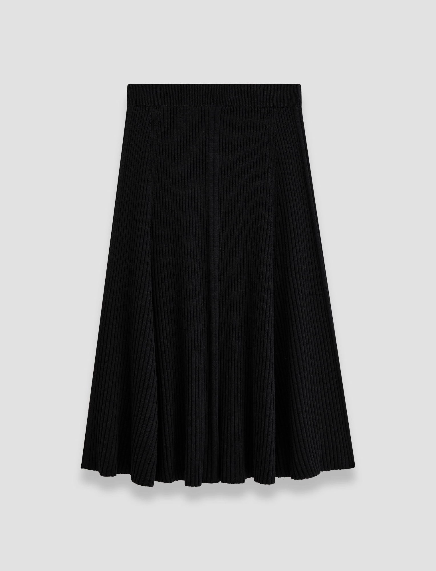 Merino Silk Rib Skirt