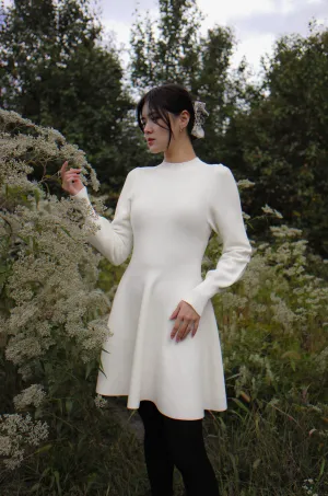 Merlina Knit Dress - Ivory