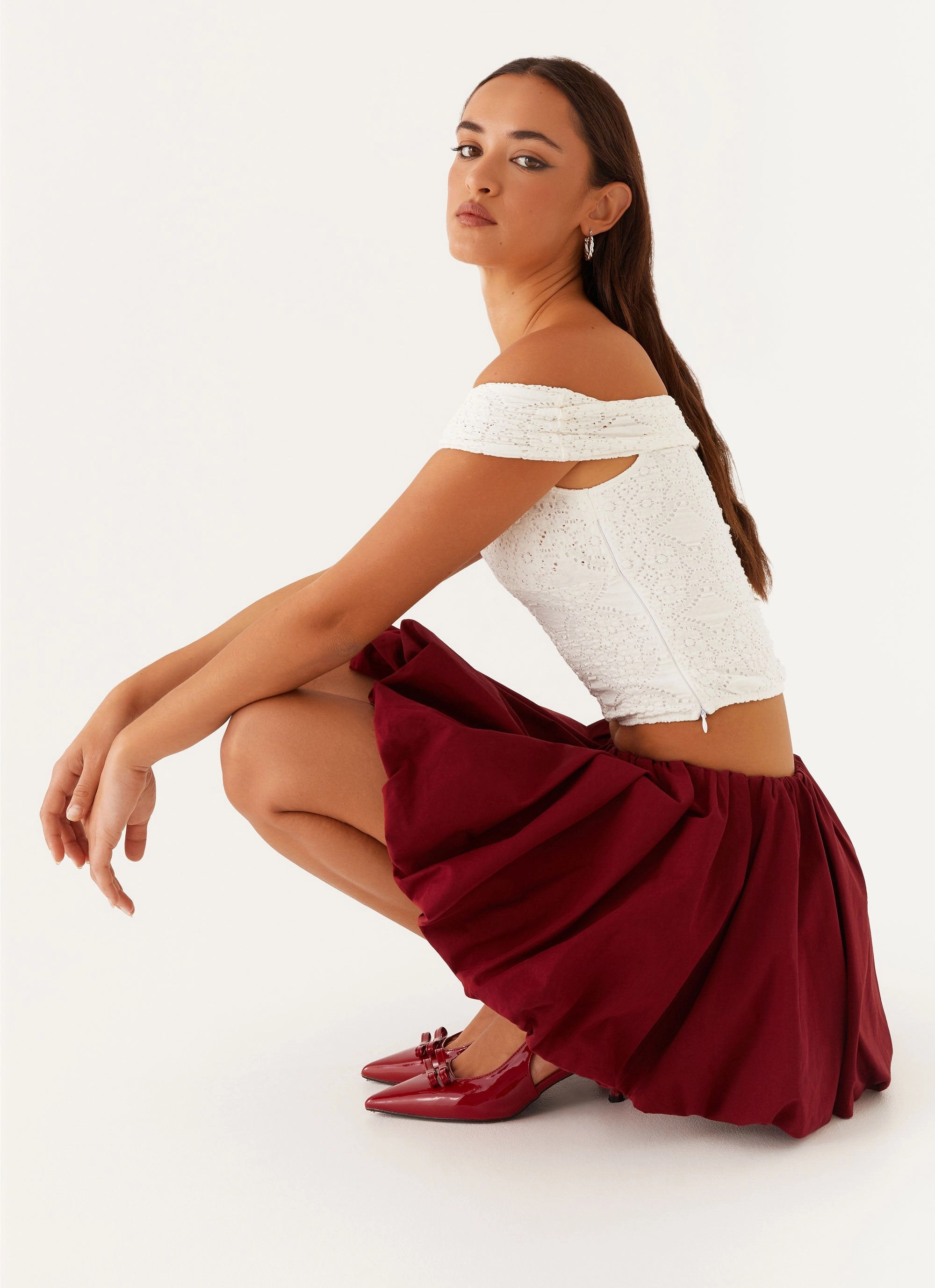 Meryll Twist Top - White