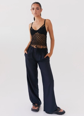 Metro Wilds Net Top - Black Metro Wilds Net Top - Black