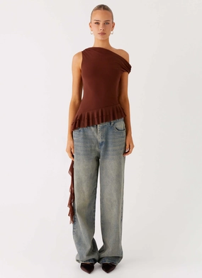 Mica Top - Chocolate Mica Top - Chocolate