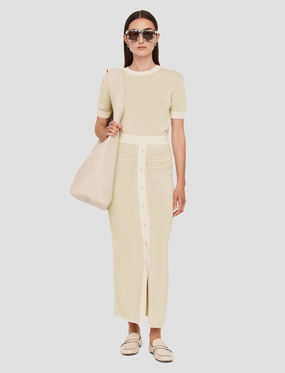 Micro Stripe Knit Skirt Micro Stripe Knit Skirt