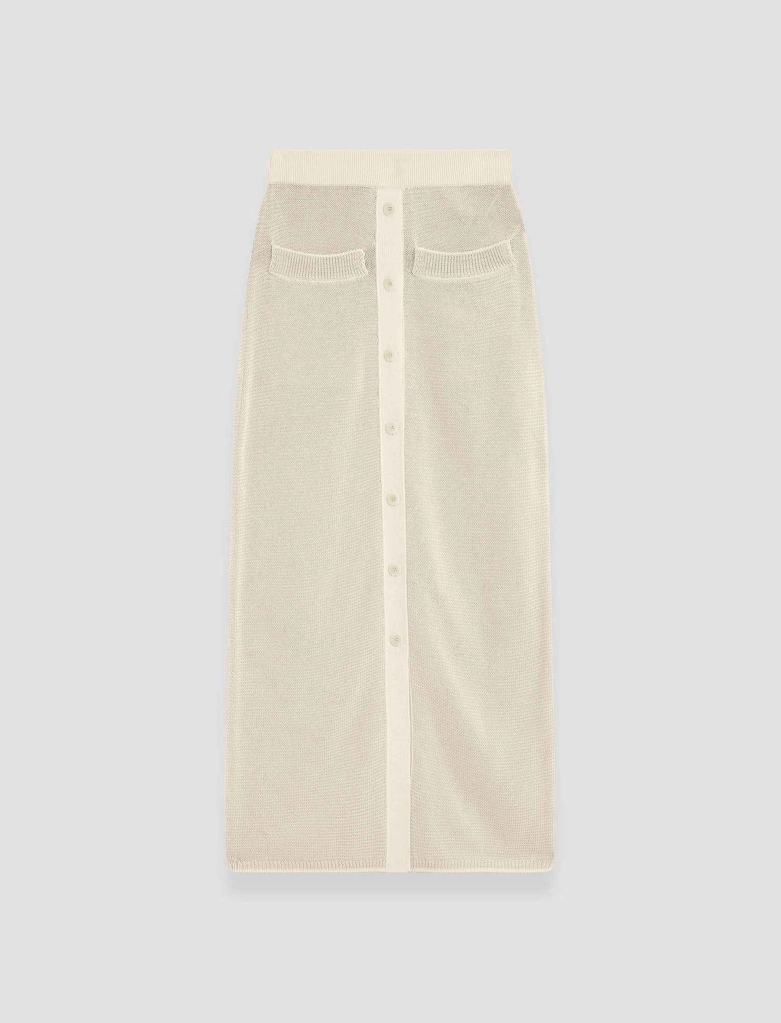 Micro Stripe Knit Skirt