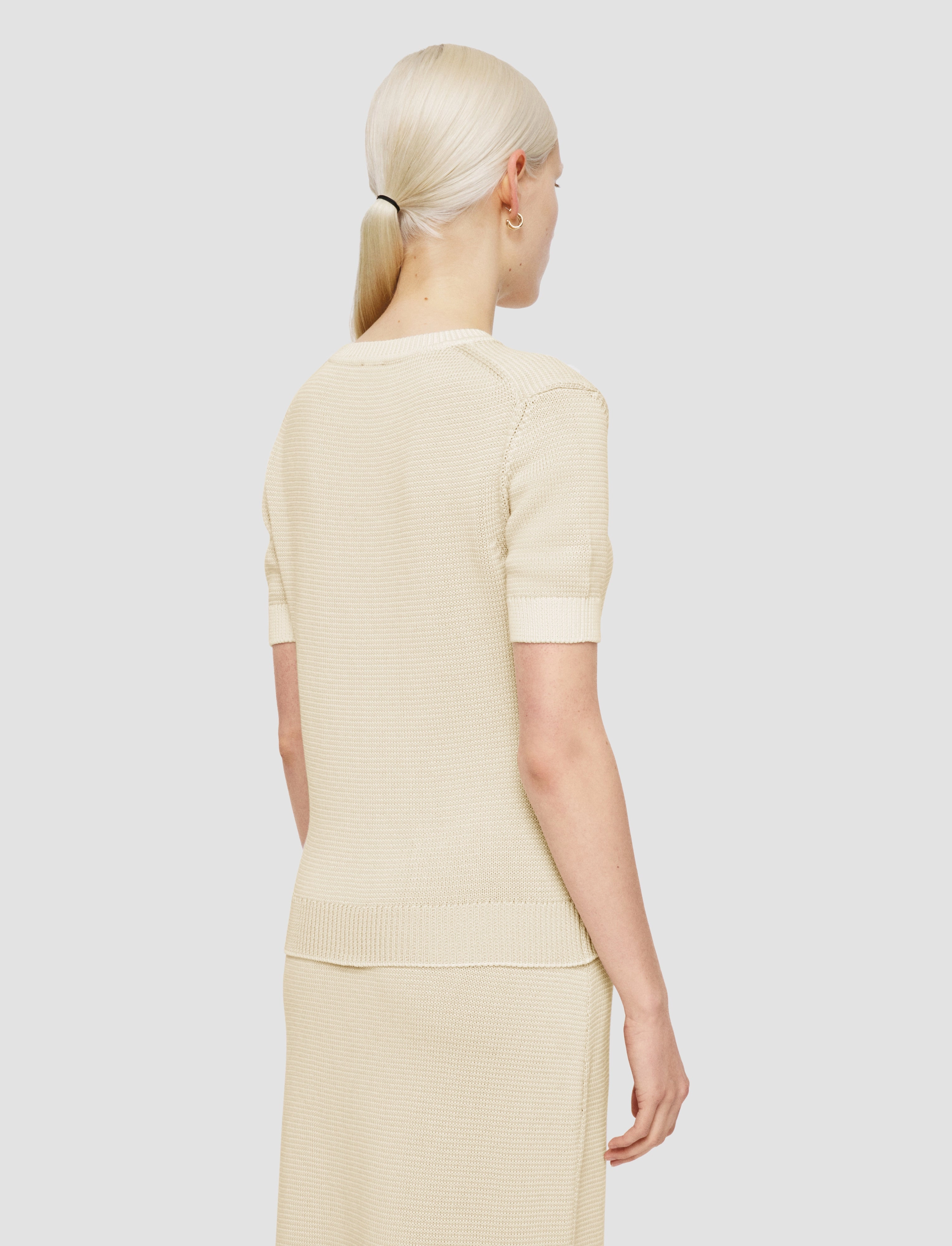 Micro Stripe Knit Top