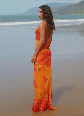 Midafternoon Maxi Dress - Serene Orange Midafternoon Maxi Dress - Serene Orange