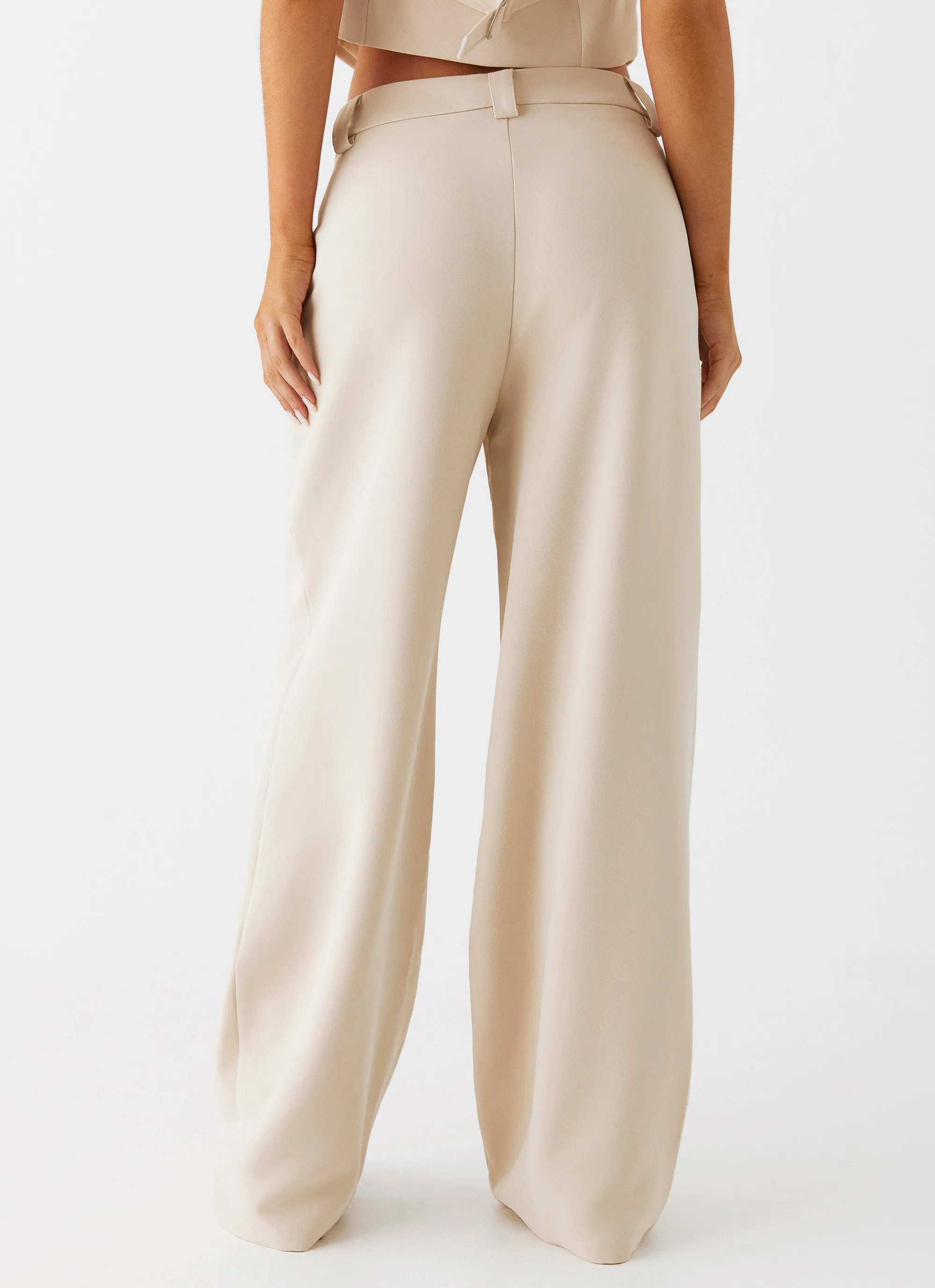Midnight City Suit Pants - Beige