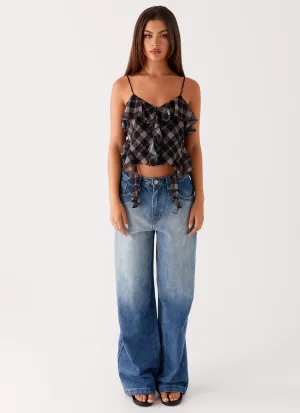 Midwest Low Rise Jeans - Powder Wash Blue Midwest Low Rise Jeans - Powder Wash Blue