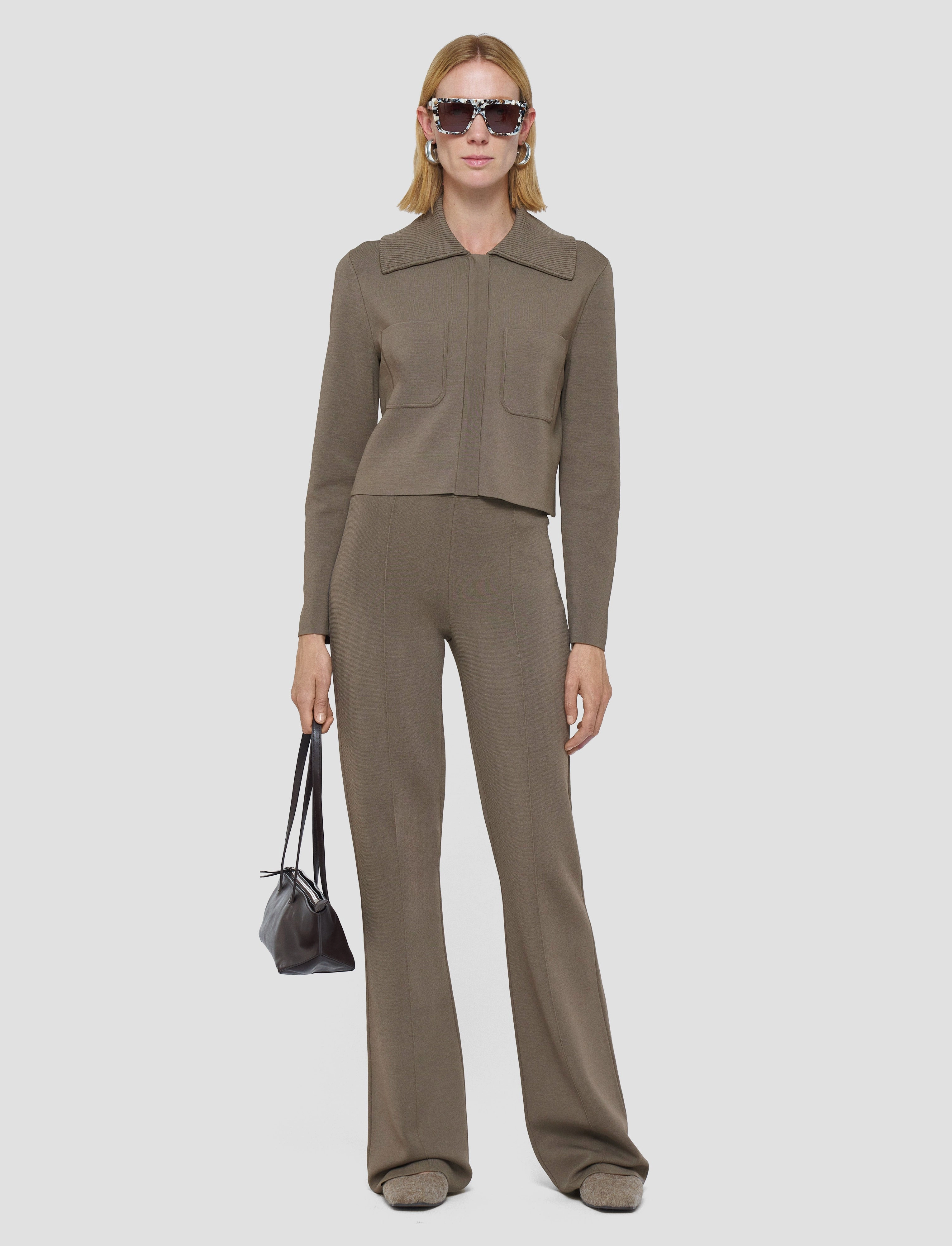 Milano Knit Stretch Short Jacket