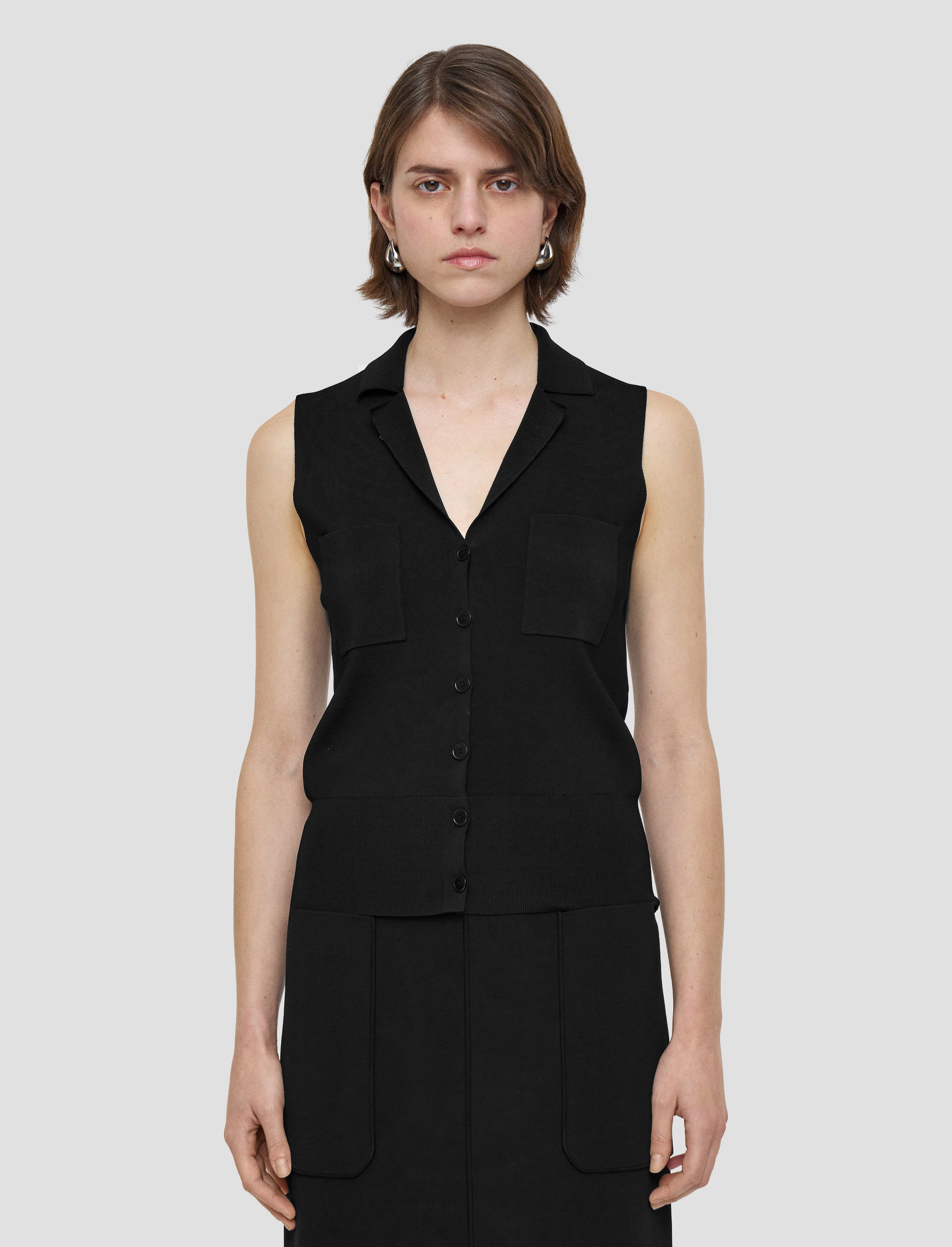 Milano Knit Stretch Vest