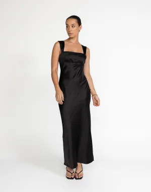 Mimosa Maxi Dress (Black)