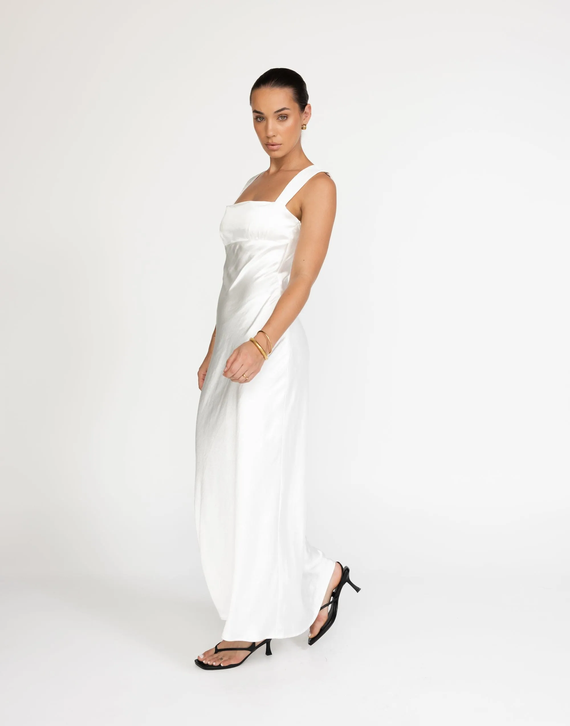 Mimosa Maxi Dress (White)