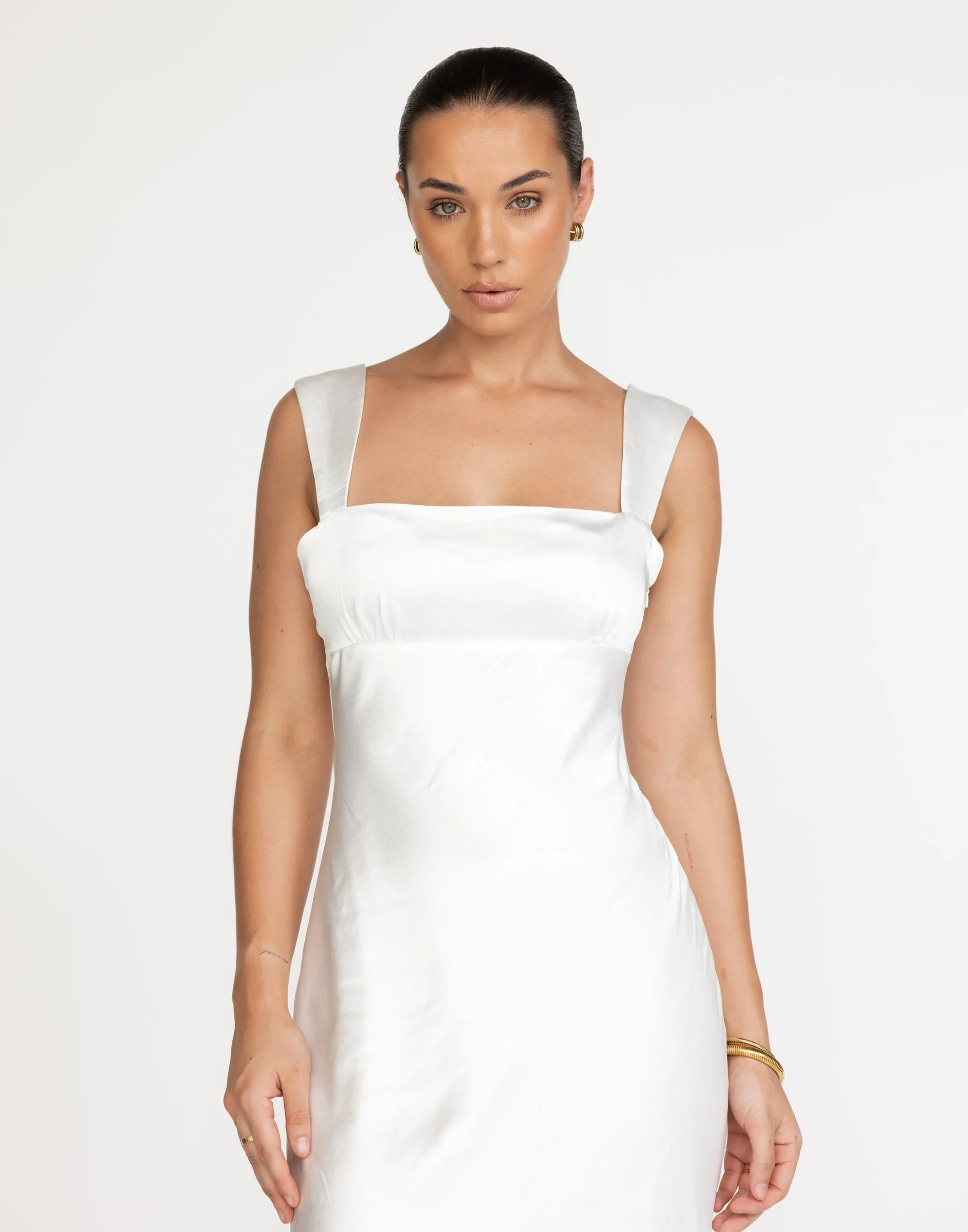 Mimosa Maxi Dress (White)