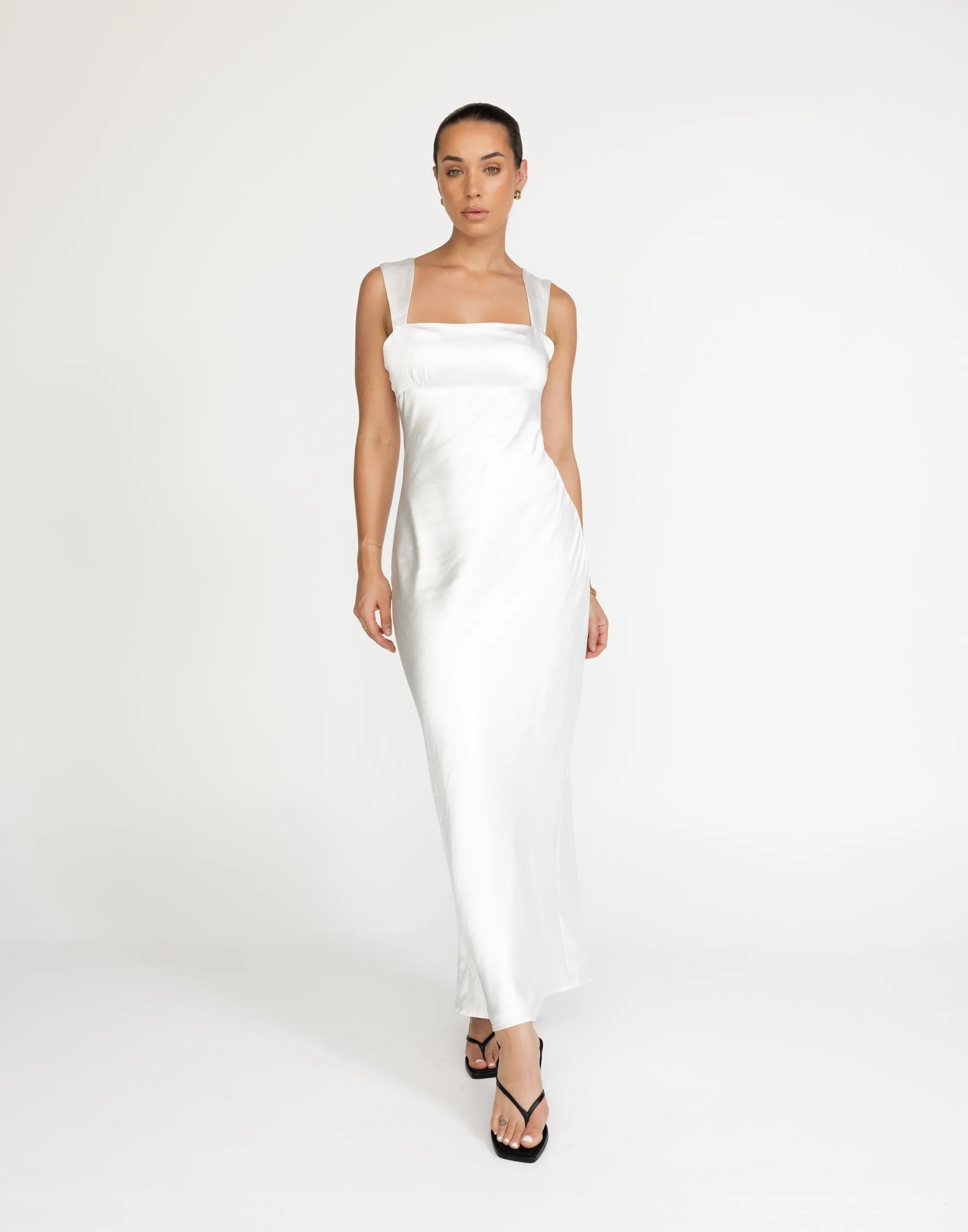Mimosa Maxi Dress (White)