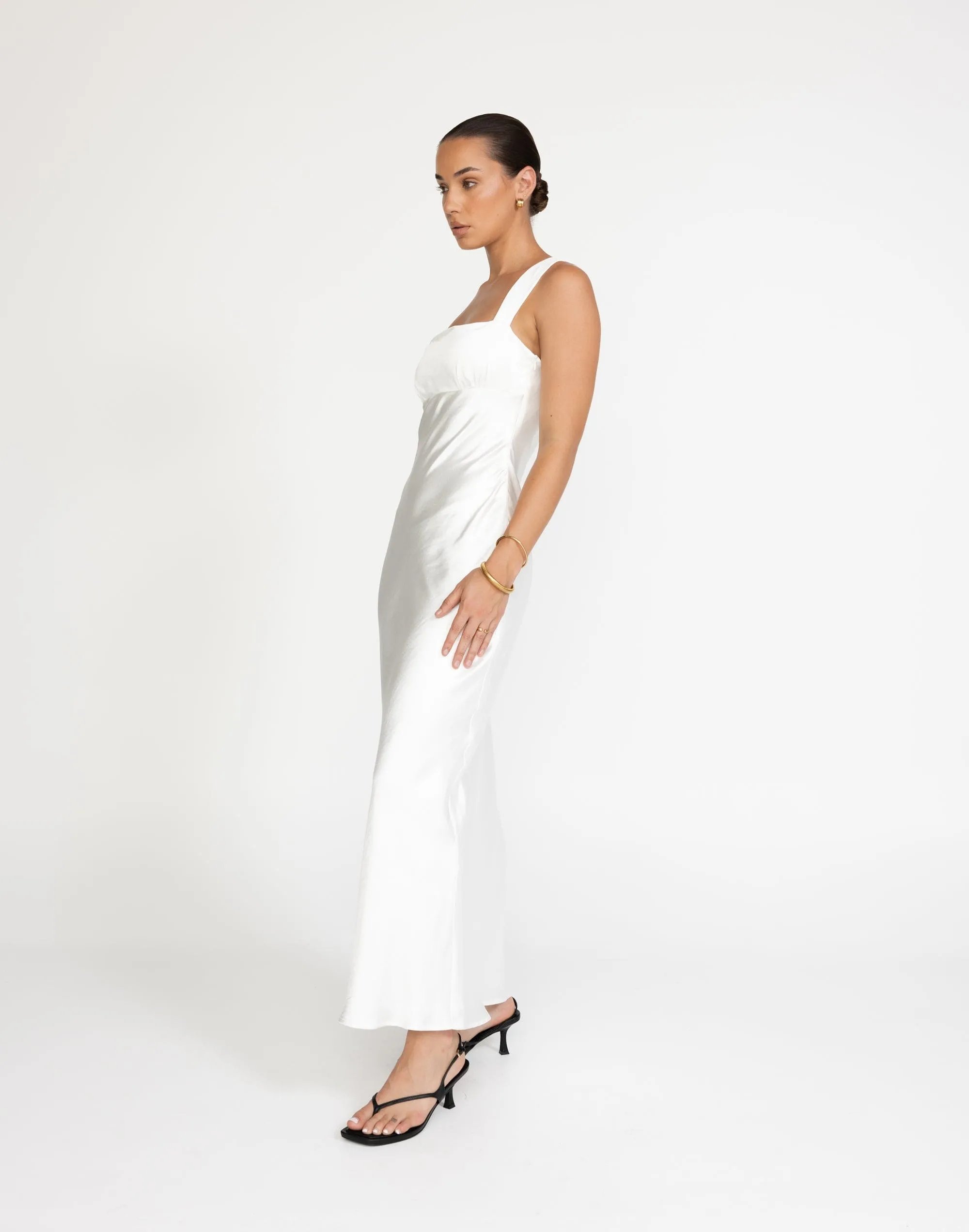 Mimosa Maxi Dress (White)