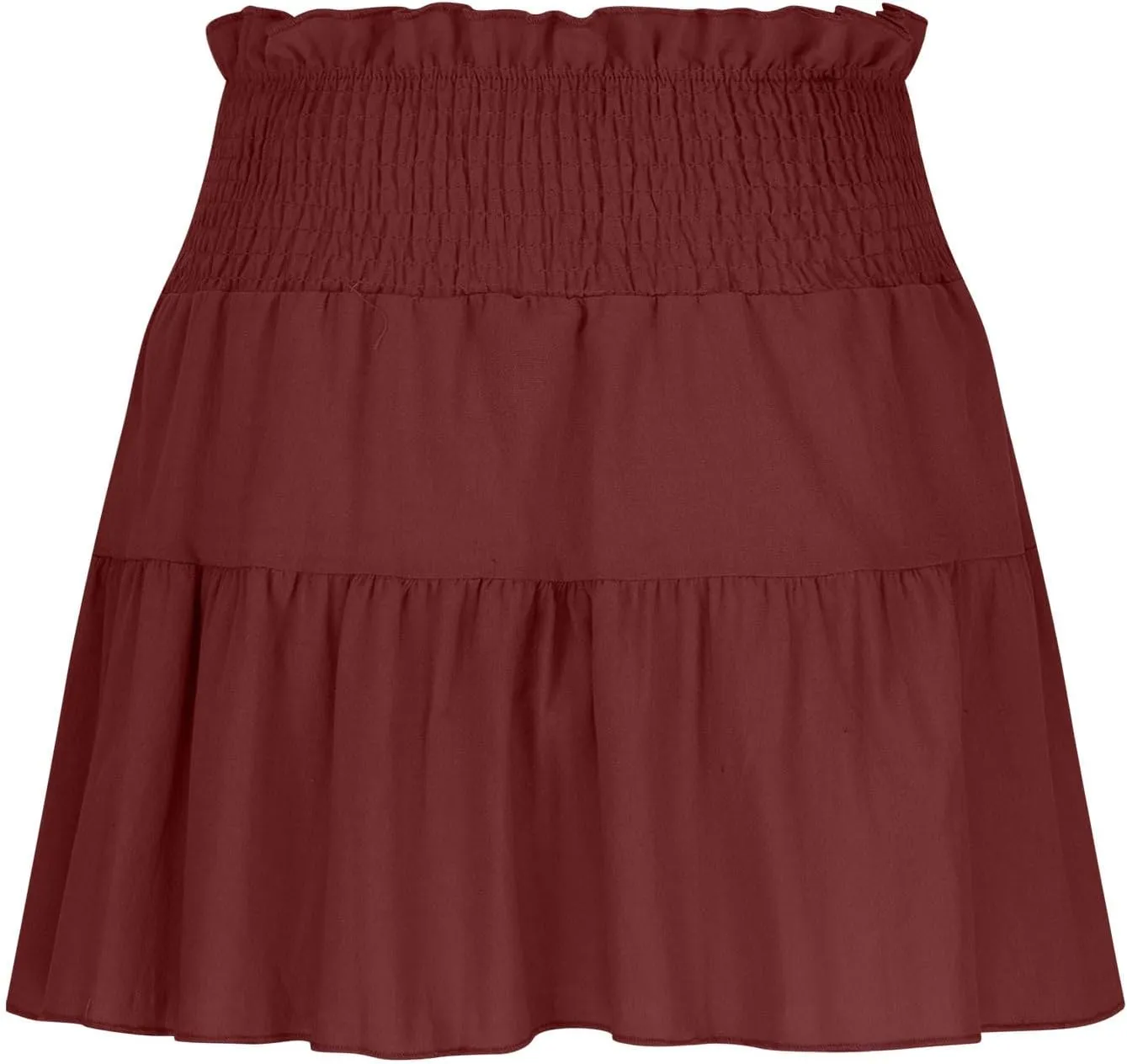 Mini Skirts Women Flowy Casual Summer Short Skirts High Waisted Skater Skirts A Line Boho Skirts for Beach Vacation
