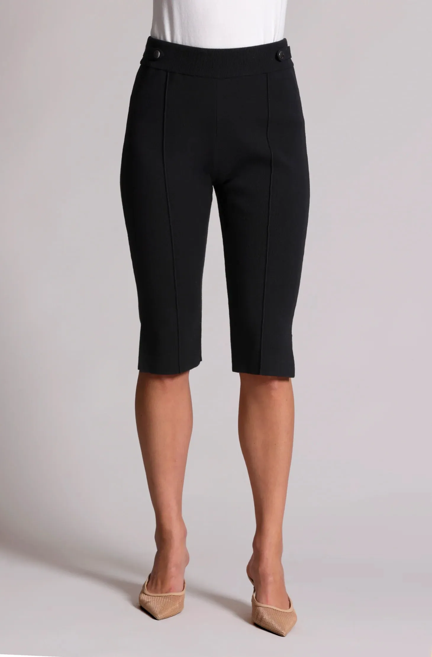 Minnie Rose Viscose Skinny Capri Pants