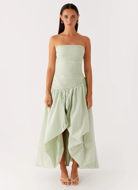 Misa Bubble Maxi Dress - Mint Misa Bubble Maxi Dress - Mint
