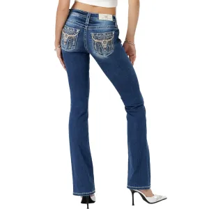 Miss Me Women's Dreamin' Longhorn Bootcut Jeans