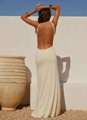 Mistlight Cowl Maxi Dress - Yellow Mistlight Cowl Maxi Dress - Yellow