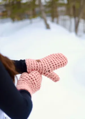 Mitaines tricotées à la main
