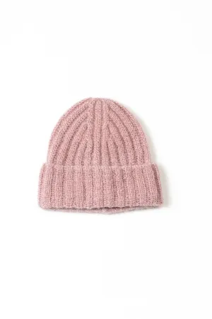 Mohair and Wool Knit Beanie