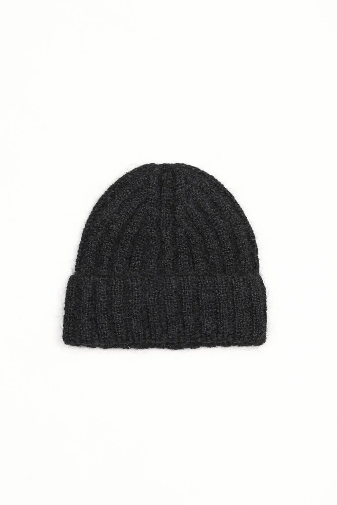 Mohair and Wool Knit Beanie